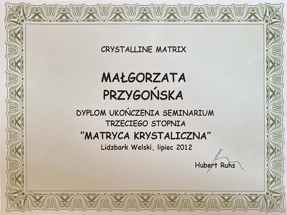 Matryca Krystaliczna - Małgorzata Przygońska